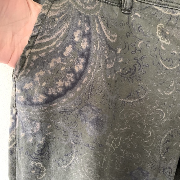 Pilcro and the Letterpress Hyphen Paisley Pants Size 30 - Picture 4 of 6